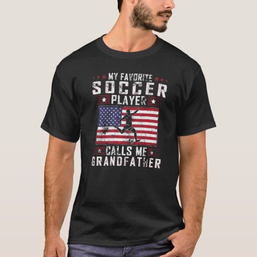 Mannen roept mijn favoriete voetballer me op t-shirt (Voorkant)