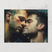 Mannen Romantisch Briefkaart (Voorkant)