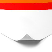 Mannen Rond regenboogPoster Poster (Hoek)