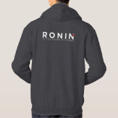 Mannen Ronin Hoodie - Light Grey Hoodie (Achterkant)