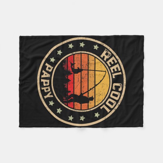 Mannen  roodwolpapil Vist Funny Fa Fleece Deken (Voorkant (Horizontaal))