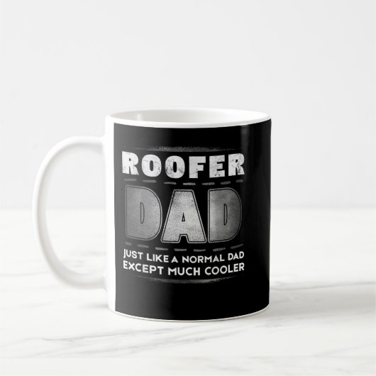 Mannen Roofer Dad Much Koooler Vaderdag Koffiemok (Links)