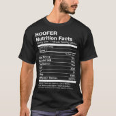 Mannen Roofer Nutrition Feit Funny  T-shirt (Voorkant)