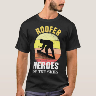 Mannen Roofers Heroes of the skies daken T-shirt