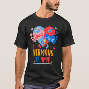 Mannen Rosa Azul HERMANO de Ama Gender Reopenbaart T-shirt