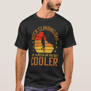 Mannen rots klimt pap Bouldering Rock Boulder Cli T-shirt