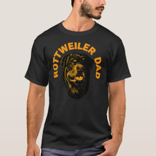 Mannen Rottweiler Rottie Papa Papa Vader T-shirt