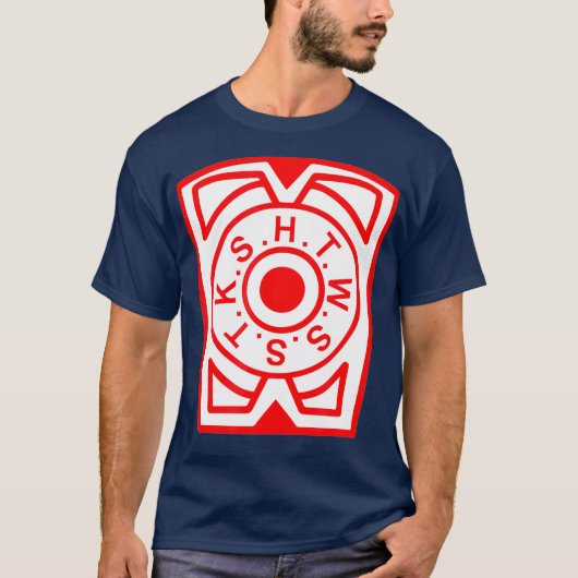 Mannen Royal Arch Mason Mark Master Keystone T-shirt (Voorkant)