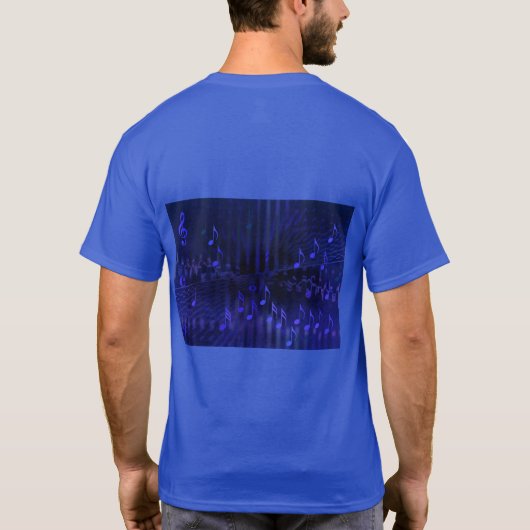 Mannen - Royal Blue T-Shirt - concerthal (Achterkant)