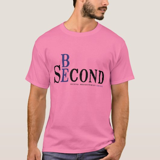 Mannen roze shirt (Voorkant)