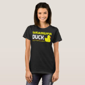 Mannen Rubber Ducking Duck Grandpa Duck T-shirt (Voorkant volledig)