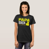 Mannen Rubber Ducking Duck Papa Duck Vaderdag T-shirt (Voorkant volledig)