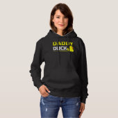Mannen Rubber Ducking Duck papa Duck Vader's Da Hoodie (Voorkant volledig)