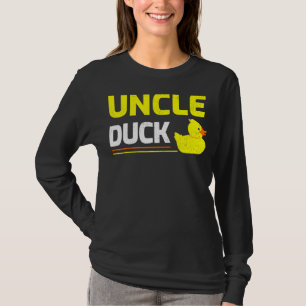 Mannen Rubber Duckling Duck Uncle Duck Father's Da T-shirt
