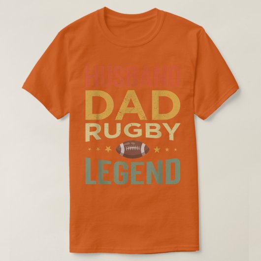 Mannen Rugby Player Husband Dad Rugby Legend T-shirt (Design voorkant)