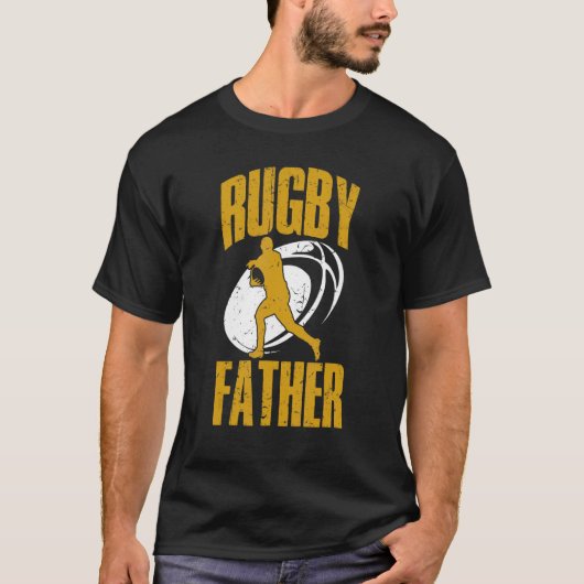 Mannen Rugby Player Rugby Sports Rugby Father Rugb T-shirt (Voorkant)
