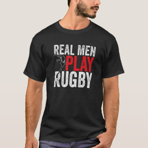 Mannen Rugby Sport Rugbys Echte Mannen Spelen Rugb T-shirt