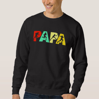 Mannen rugby vader retro papa rugby vaders trui
