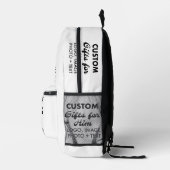 Mannen-rugzak aangepaste geschenken voor hem bedrukte rugzak (Rechts)