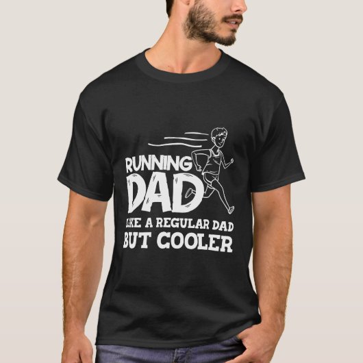 Mannen Running Dad Gift Funny Half Marathon Ultra T-shirt (Voorkant)