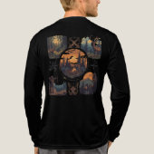 Mannen Russische hertenjager Long-Sleeve Shirt (Achterkant volledig)