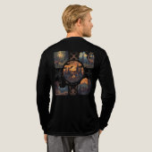 Mannen Russische hertenjager Long-Sleeve Shirt (Achterkant)
