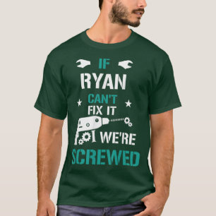 Mannen Ryan als Ryan Cant, terwijl we schimmel zij T-shirt
