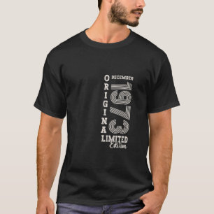 Mannen s 50e Verjaardag Origineel December Vintage T-shirt