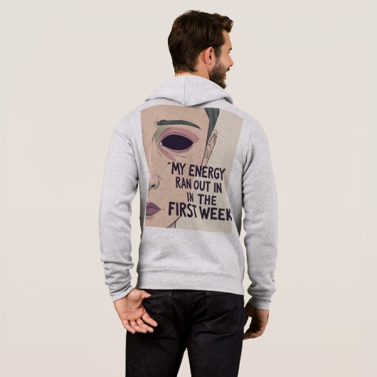 Mannen’s Cozy Hoodie – Stijlvol & Warm (Achterkant volledig)