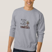 Mannen; S sweatshirt met tuinman quote