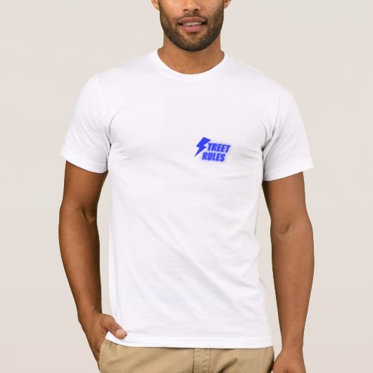 Mannen`s T-shirts Streetrules collectie (Voorkant)