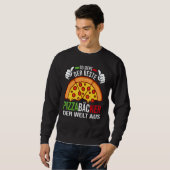 Mannen 's werelds beste Pizza Baker Trui (Voorkant volledig)