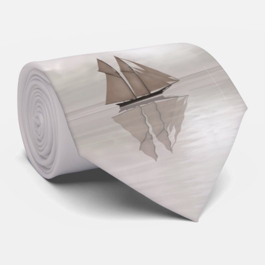 Mannen Sailing Necktie Stropdas (Opgerold)