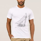 Mannen Sailing T Shirt (Voorkant)