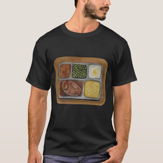 Mannen Salisbury Steak Shirt (Voorkant)
