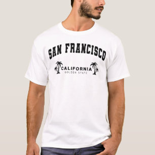 Mannen San Francisco, Californië, Golden State T-shirt