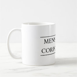 Mannen sana in corpore sano - Een gezonde geest in Koffiemok