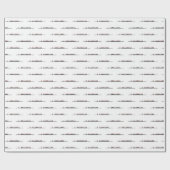 Mannen Santa Hat Roeiers Crew Team #4 Cadeaupapier (Vlak)