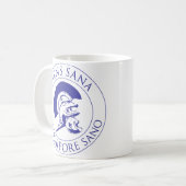 Mannen Santer in Corpore Sano Koffiemok (Voorkant links)