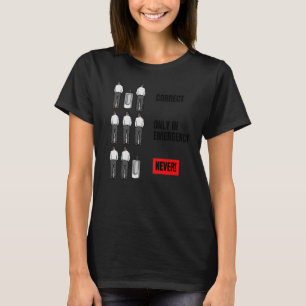 Mannen Sarcastisch Toilet Grafisch Urgentie die aa T-shirt