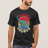 Mannen Saurus papa I Brachiosaurus Diplodocus I Fa T-shirt (Voorkant)