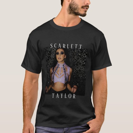 Mannen Scarlett Taylor "Black and Blue" Shirt (Voorkant)