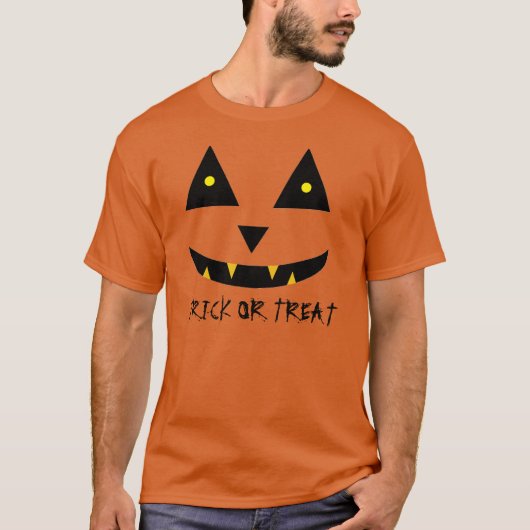 Mannen SCARY PUMPKIN HALLOWEEN T-shirt (Voorkant)