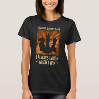 Mannen schaak is een spel dat ik altijd lach als i t-shirt