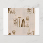 mannen scheerbeurt briefkaart (Voorkant)