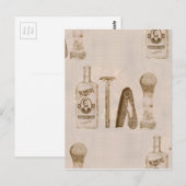 mannen scheerbeurt briefkaart (Voorkant / Achterkant)