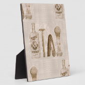 mannen scheerbeurt fotoplaat (Zijkant)