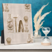 mannen scheerbeurt fotoplaat (Zijkant)