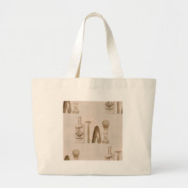mannen scheerbeurt grote tote bag