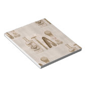 mannen scheerbeurt notitieblok (Schuin)